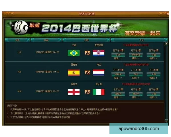 世界杯竞猜游戏大厅热门赛事预测与玩家互动娱乐全新体验平台指南
